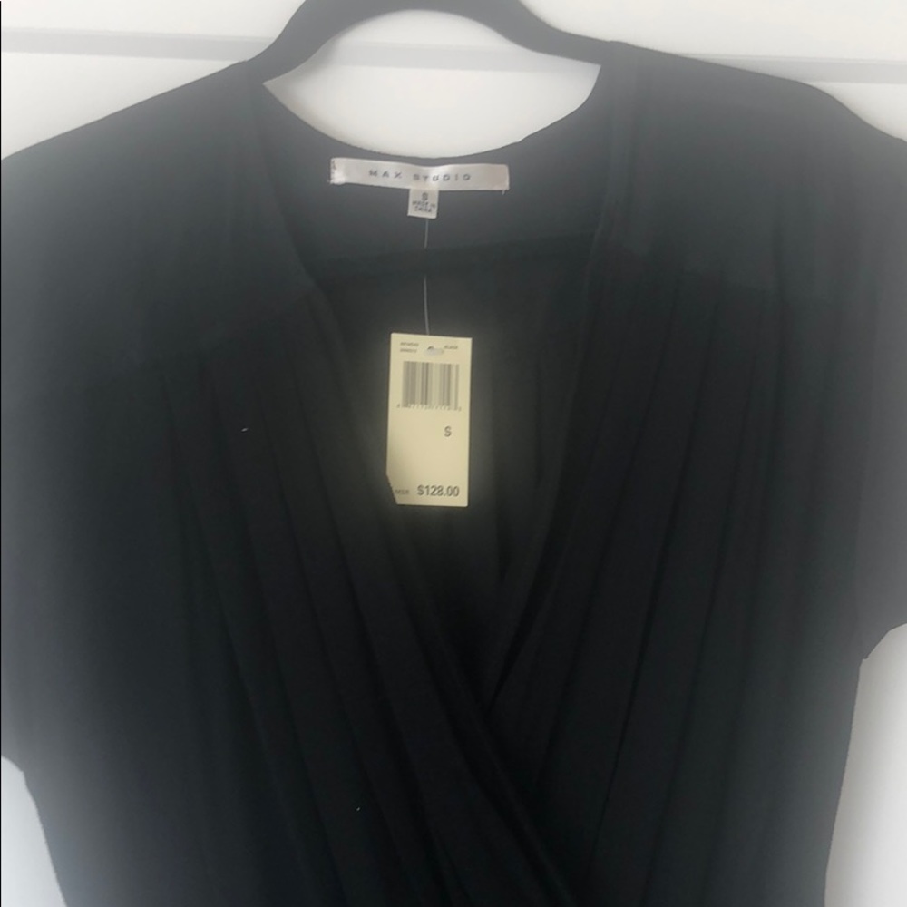 Max Studio Black pant Jumpsuit - Picture 2 of 5